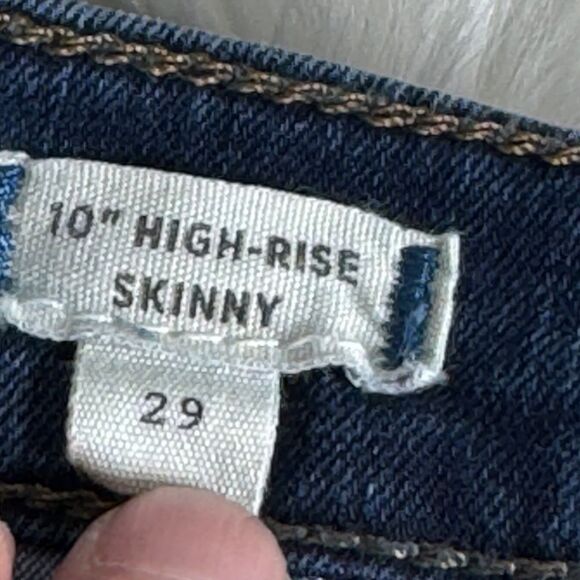Madewell 10" High Rise Skinny Jeans Sz 29 - Picture 6 of 11